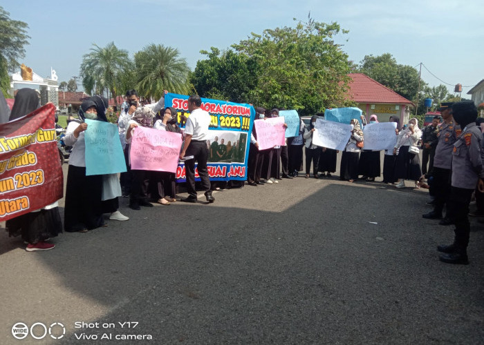Tenaga Guru Diterima PPPK P1 Lampura Kembali Gelar Aksi Damai, Ini Tuntutannya