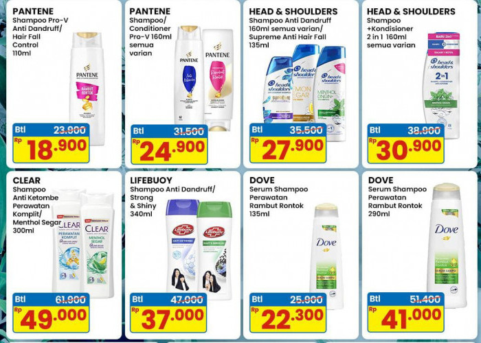 Promo Indomaret Spesial Diskon Suka Hati, Dapatkan Potongan Harga Khusus Personal Care Shampoo Rp18 Ribu 