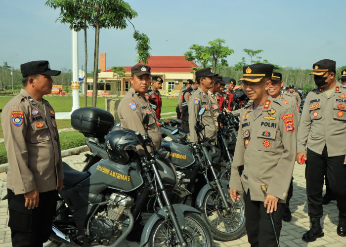 Cek Kesiapan Ratusan Senpi dan Ranmor Personel, Ini yang Ditemukan Kapolres Tubaba