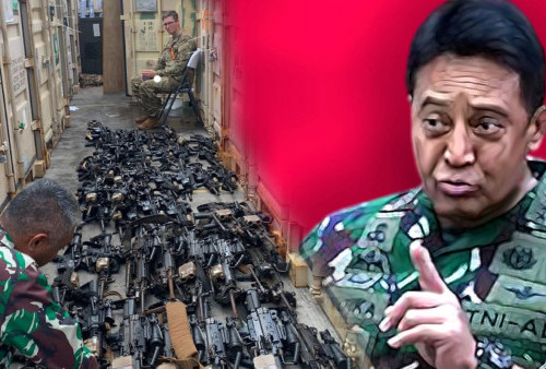 Panglima TNI Katakan Temuan 1 Kontener Senjata Tentara Amerika untuk Latihan Tempur