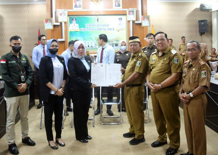 Pemkab dan Kejari Lampung Timur Kerjasama Penanganan Bidang Datun 