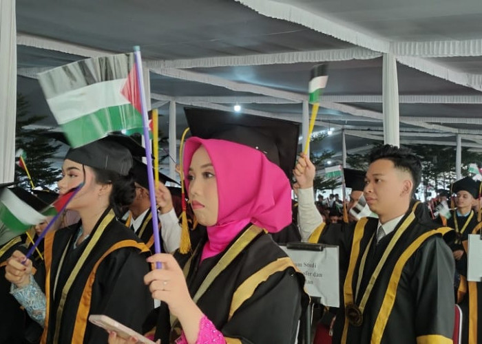 Wisuda Periode 19, Itera Buat Persembahan Khusus untuk Palestina 