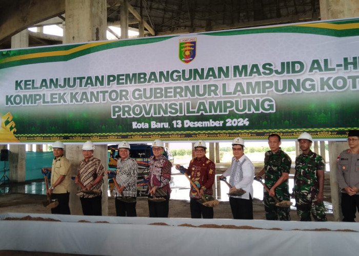 Pj. Gubernur Resmikan Pembangunan Kembali Masjid Al-Hijrah Kota Baru, Rektor Teknokrat Ditunjuk Jadi Ketua Tim
