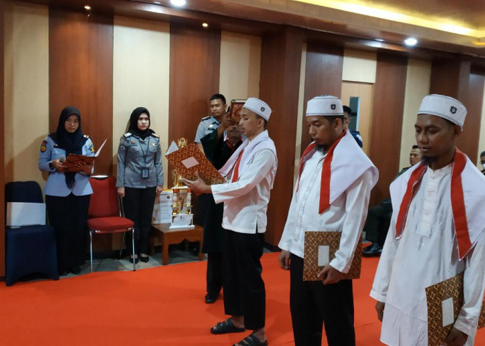 Tiga Mantan Anggota JAD di Lapas Rajabasa Cabut Baiat, Ikrar Setia NKRI