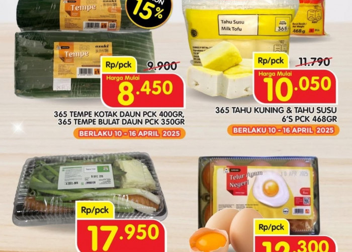 Update Promo Superindo Hingga 16 April 2025, Mulai Dari Tempe Hingga Telur Harga Dibawah Rp 50 ribu