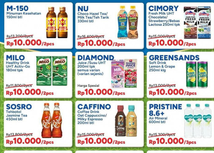Promo Indomaret Minuman Hari Raya, Nikmati Diskon Soft Drink Mulai Rp 10 Ribu Dapat 2