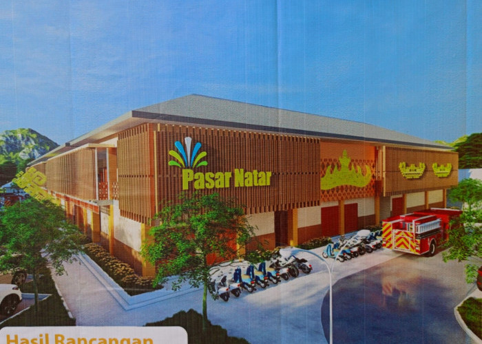 Pasar Natar Mulai Dibangun, Zulhas Pesan Utamakan Pedagang Lama