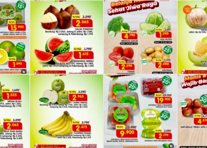 Banjir Diskon Buah Segar dengan Promo Superindo, Penuhi Asupan Vitamin Keluarga Tercinta 