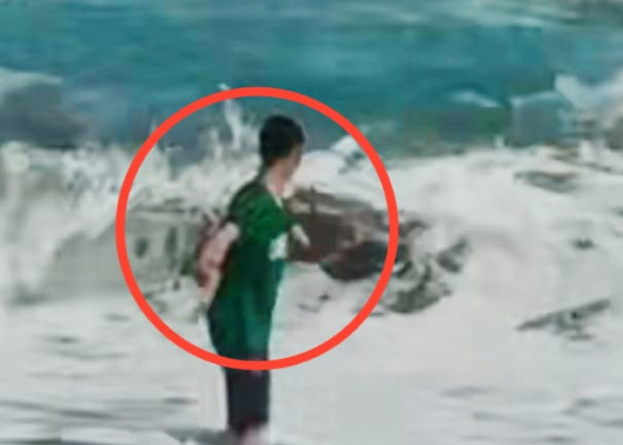 Heboh, Seorang Pemuda Kenakan Baju Berwarna Hijau, Sengaja Tantang Nyi Roro Kidul?