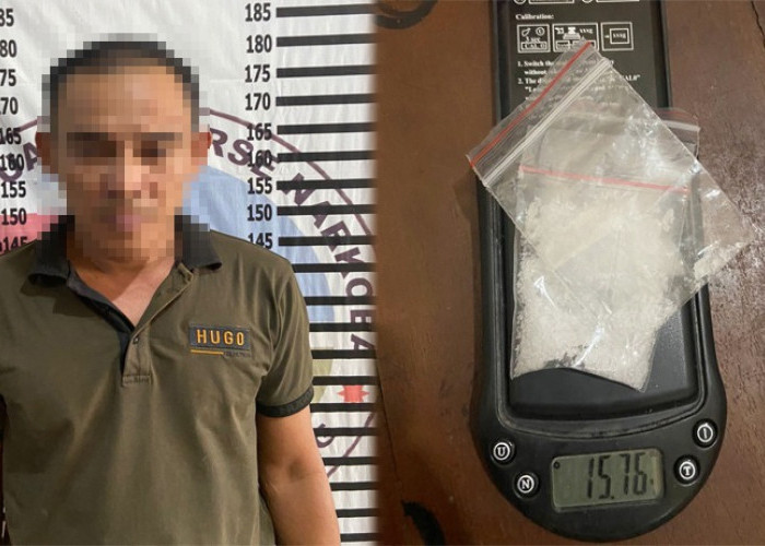 Tenteng Sabu Seberat 15,76 Gram di Jalan, Pengedar Asal Lamteng Ditangkap Polres Tulang Bawang