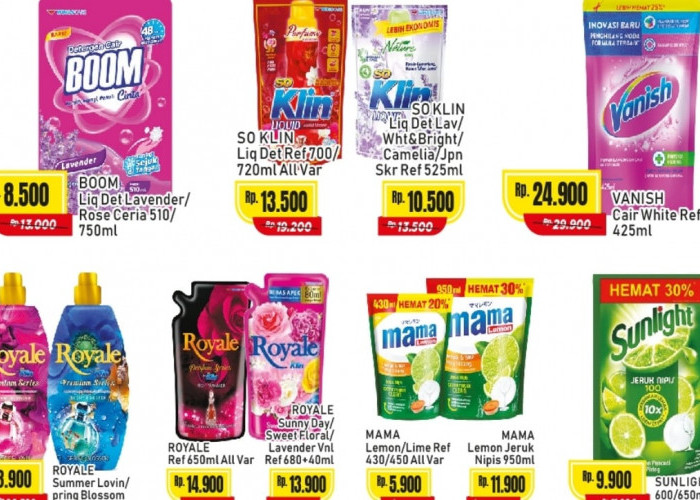 Gebrakan Promo Home Care di Alfamart, Rumah Dijamin Bersih dan Wangi, Cek Katalognya