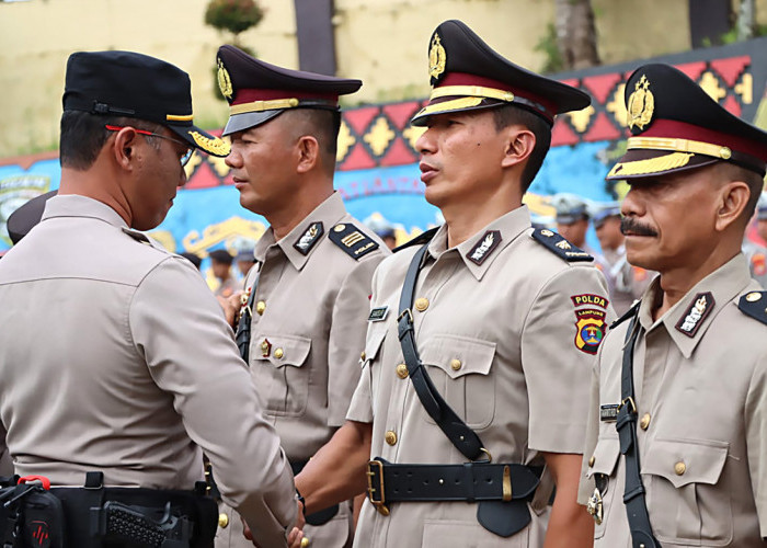 Alih Tugas Dalam Mutasi Polri, Kapolres Tanggamus Polda Lampung Pimpin Sertijab Dua Kabag, Kasat dan Kapolsek 