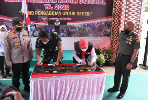 Eva Dwiana Minta Bantuan Kodim 0410/KBL untuk Tata Pesisir Kangkung