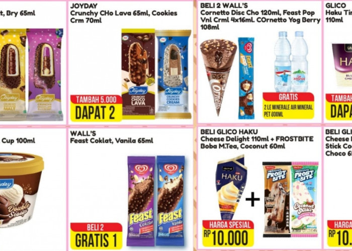 Belanja Murah Kategori Ice Cream Fair di Alfamart, Buka Puasa Dijamin Nyegerin!