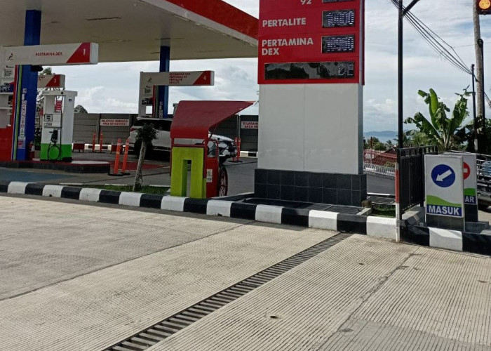 6 SPBU yang Berjejer Di Jalinbar Tanggamus, Siap Layani Pengemudi Kendaraan Bermotor 