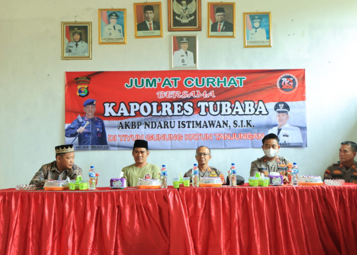 Dengar Keluh Kesah Masyarakat, Ini Pembahasan yang Dilakukan oleh Kapolres Tubaba