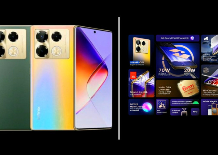 Fitur Unggulan Infinix Note 40 Pro, Bawa Layar Curved 120Hz, Helio G99 Ultimate serta RAM 12GB, Cek Harganya