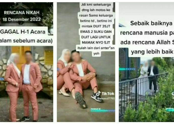 Viral, Pria di Sumsel Batal Menikah H-1 Gegara Uang Mahar Kurang Rp 700 Ribu