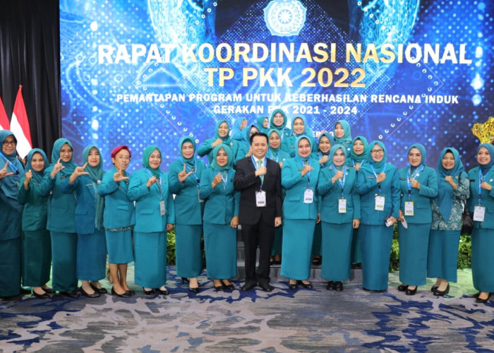 Ketua TP PKK Lampung Timur Hadiri Rakornas Tim Penggerak Pemberdayaan dan Kesejahteraan Keluarga 