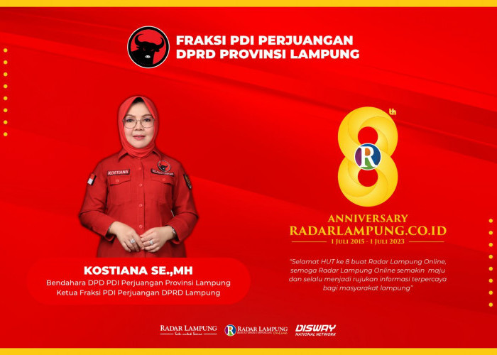 Kostiana: Selamat Hari Jadi ke-8 Radar Lampung Online
