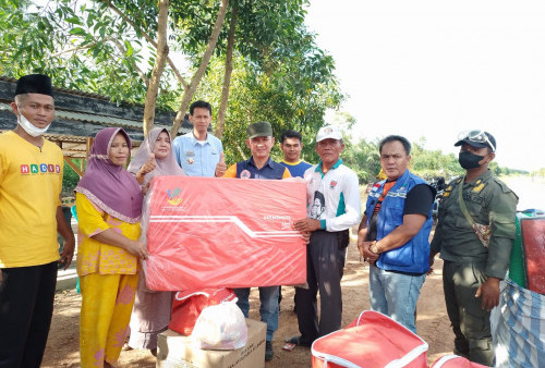 Pemkab Mesuji Berikan Bantuan Korban Banjir ROB