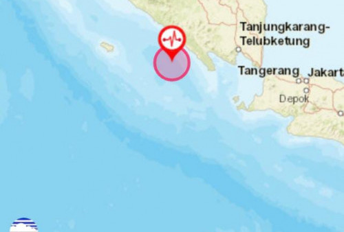 Gempa Bumi 5.1 Guncang Samudera Hindia Pantai Barat Sumatera