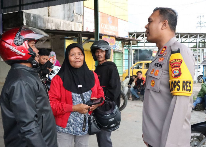 Arus Balik Lebaran 2024, Pemudik yang Melintas di Tulang Bawang Dapat Kawalan Polisi