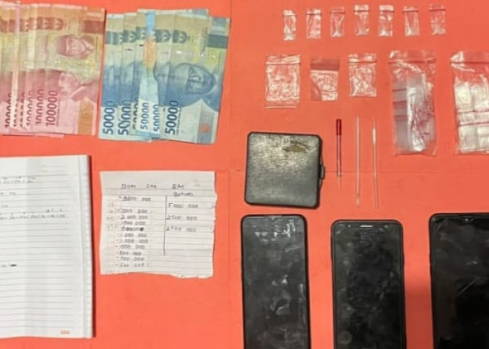Empat Tersangka Narkotika Dibekuk Polres Tanggamus Lampung, Saat Berada di Bulok 