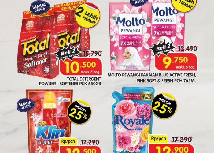 Hari Terakhir Promo JSM Superindo, Belanja Murah Minyak Goreng dan Deterjen 
