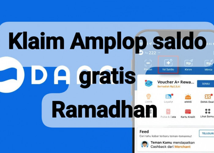 Langsung Cuan! Saldo Gratis DANA Kaget Rp 100 Ribu Spesial Amplop Ramadhan Dibagikan, Segera Klaim