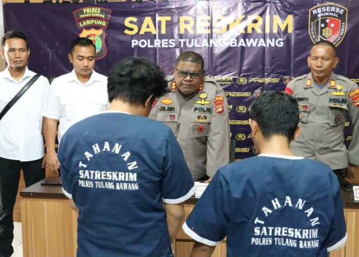 Begini Modus Pencurian Mobil di Tulang Bawang oleh Dua Pelaku Residivis Narkotika