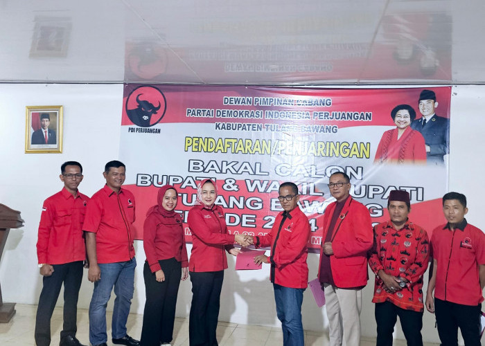 Siapkan Modal BMW 2, Winarti Daftar Bacalon Bupati Tulang Bawang untuk Pilkada 2024 