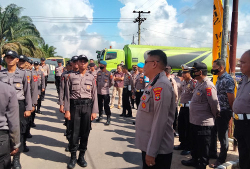 Sambut Bintara Remaja Baru, Begini Pesan Kapolres Mesuji