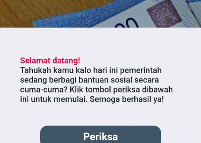 Hati-Hati! Penipuan Link Palsu Pendaftaran Bansos