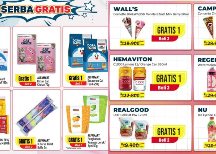 Serba Gratis! Promo Belanja Murah dari Alfamart Bikin Akhir Pekan Lebih Enjoy, Cek Produknya