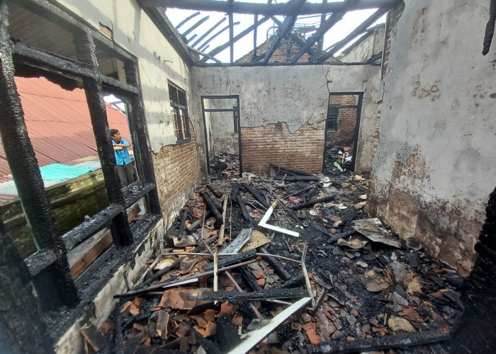 Satu Rumah di Gunung Sari Ludes Terbakar, Penyebab Belum Diketahui