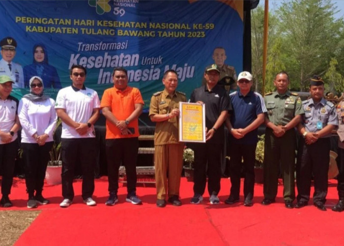 Peringati HKN, Pj Bupati Tulang Bawang Qudrotul Ikhwan Ungkap Pentingnya Transformasi Kesehatan