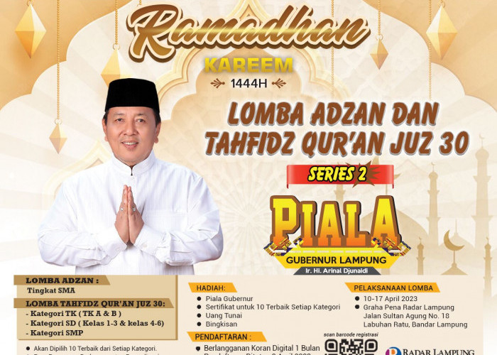 Lomba Adzan dan Tahfidz Quran Juz 30 Kembali di Gelar