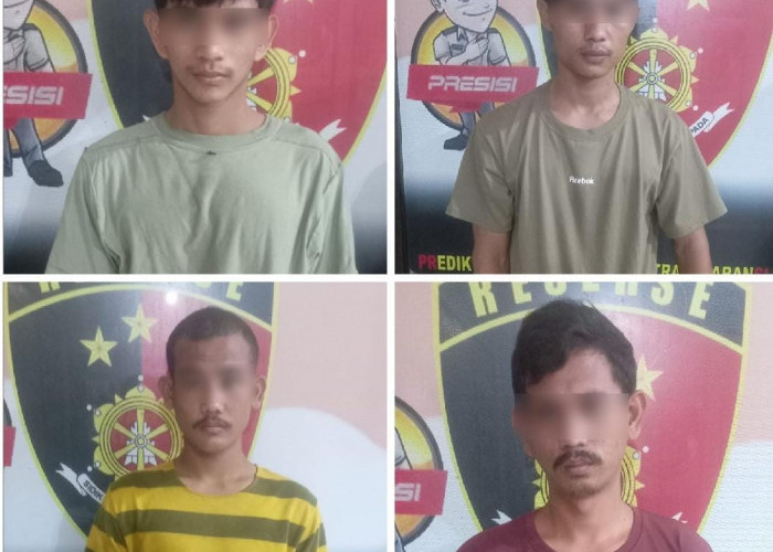Kawanan Bajing Loncat Gasak 5 Karung Biji Kopi Senilai 30 Juta di Bandar Lampung Ditangkap Polisi