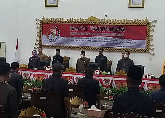 Sempat Berpolemik, Ketua DPRD Tubaba Kembali Pimpin Rapat Paripurna