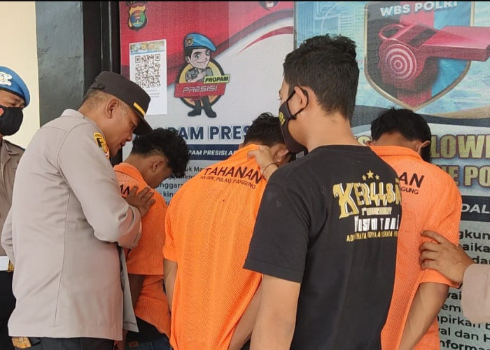 Polsek Pulau Panggung Bekuk 3 Spesialis Curanmor