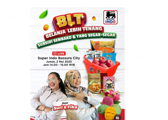 BLT Subsidi Sembako Superindo, Ada 5 Voucher Belanja Bassura City