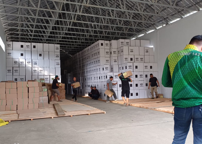 Ratusan Logistik Pemilu di Lampung Rusak, Terbanyak di Kabupaten Ini 
