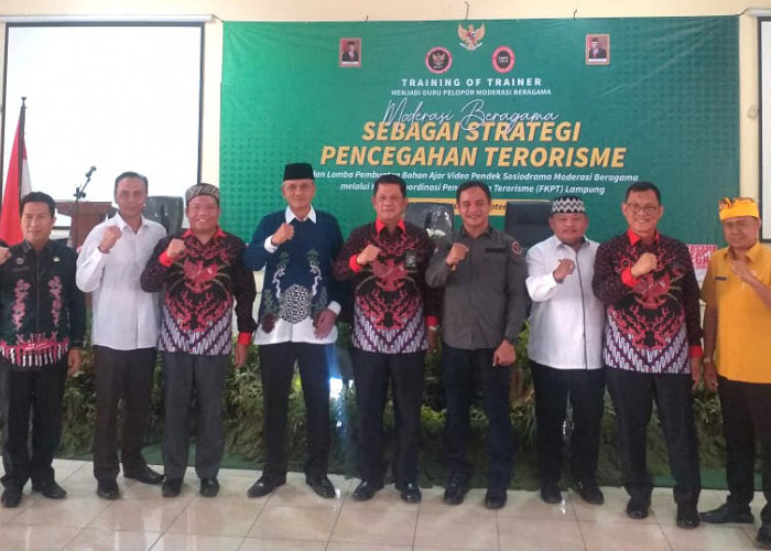 FKPT Lampung Gelar ToT Guru Pelopor Moderasi Beragama Sebagai Strategi Pencegahan Terorisme