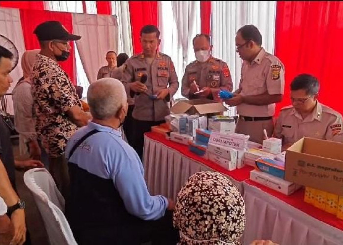 Bhakti Kesehatan Polda Lampung, 500 Warga Dapat Pemeriksaan Kesehatan Gratis