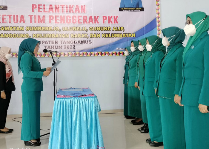 Ini Pesan untuk Enam Ketua TP PKK Kecamatan yang Baru Dilantik  