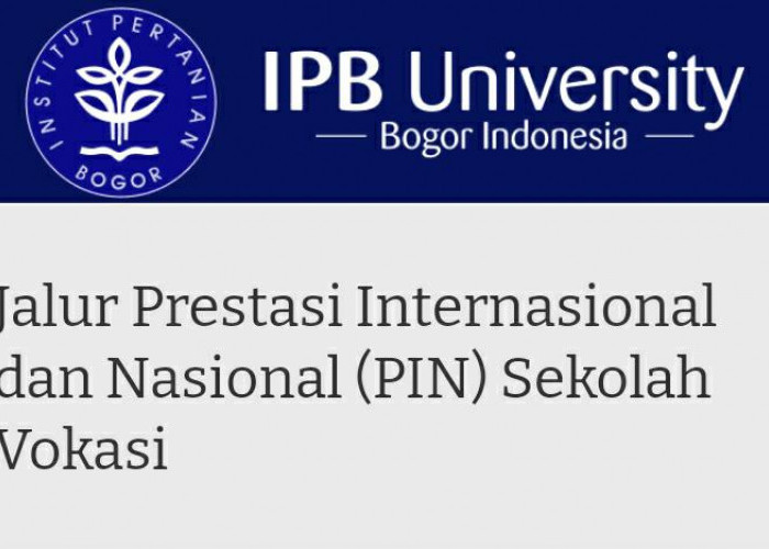 Catat! Ini Jadwal Penting Jalur Prestasi Internasional dan Nasional Sekolah Vokasi IPB