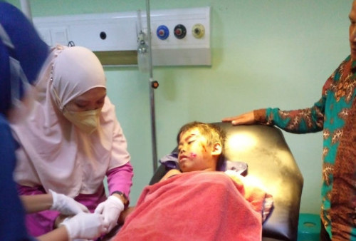 Bak Dapat Mukjizat, Nugraha Bocah 10 Tahun Ditemukan Selamat Usai Hanyut Terseret Arus Kali