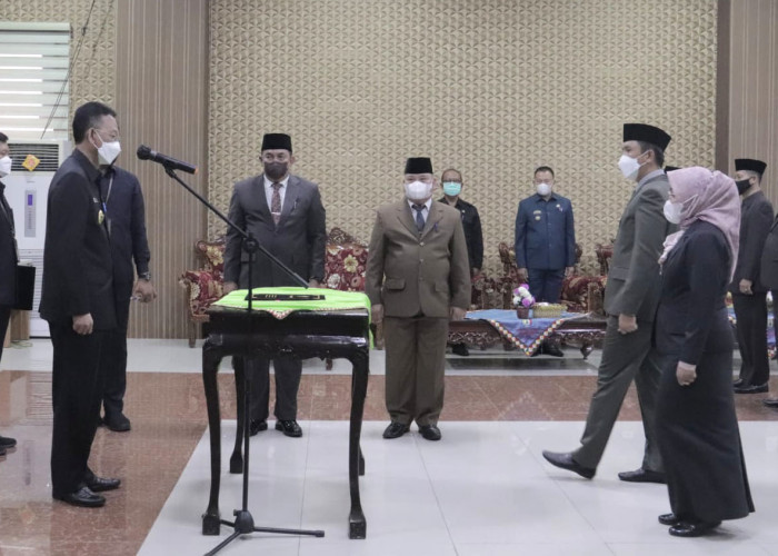 Puluhan Pejabat Pemkab Pringsewu Dapat Posisi Baru