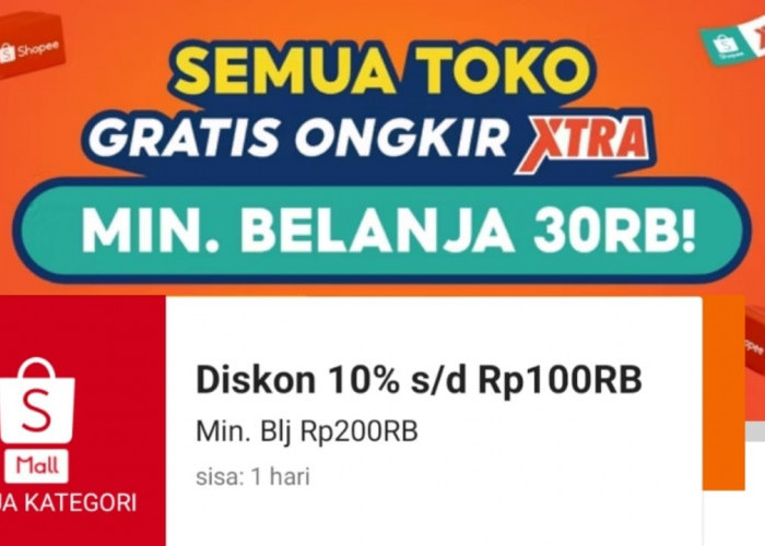 Promo Shopee Spesial Produk Mall Semua Kategori, Klaim Vouchernya dan Dapatkan Diskon Hingga Rp100 Ribu
